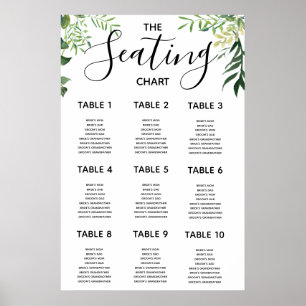WEDDING SEATING CHART