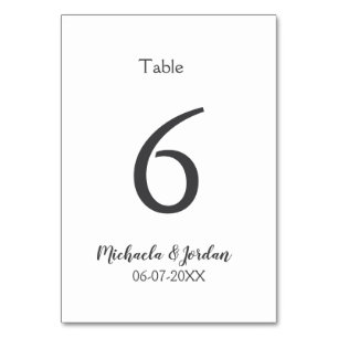 Wedding seating chart birthday anniversary table number