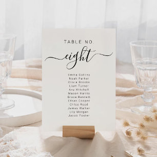 Wedding Seating Chart Cards Name Seat Plan