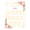 Wedding Seating Chart Elegant Chic Floral Gold