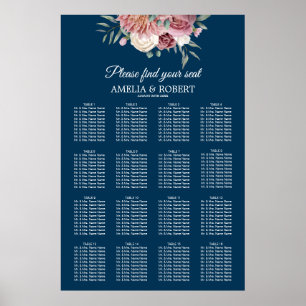 Wedding Seating Chart Poster