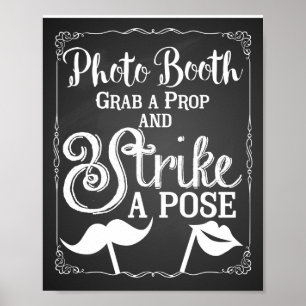 Wedding selfie photo booth sign elegant