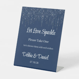 Wedding Sendoff Pedestal Table Sign