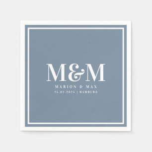 wedding service Dusty Blue 01 Napkin