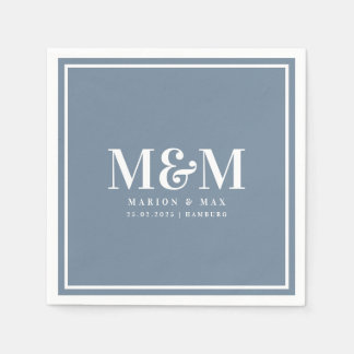 wedding service Dusty Blue 01 Napkin
