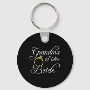 Wedding Shirts Grandma Of The Bride Tees Women Gra Key Ring
