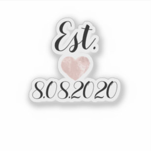 Wedding Shoes Decal Name Date Script Heart Rose