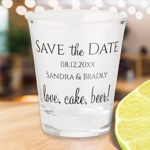 Wedding  shot glass