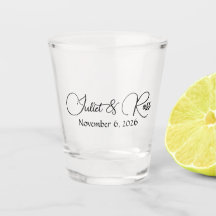 Wedding Shot Glass