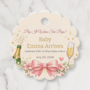 Wedding Shower Favour Tags Thank You Labels
