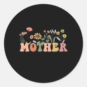 Wedding Shower For Mum From Groom Mother Of The Classic Round Sticker