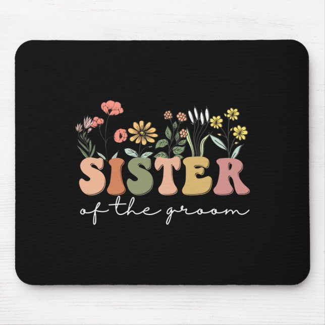 Wedding Shower For Sister From Bride Sister Of The Mouse Mat (Front)
