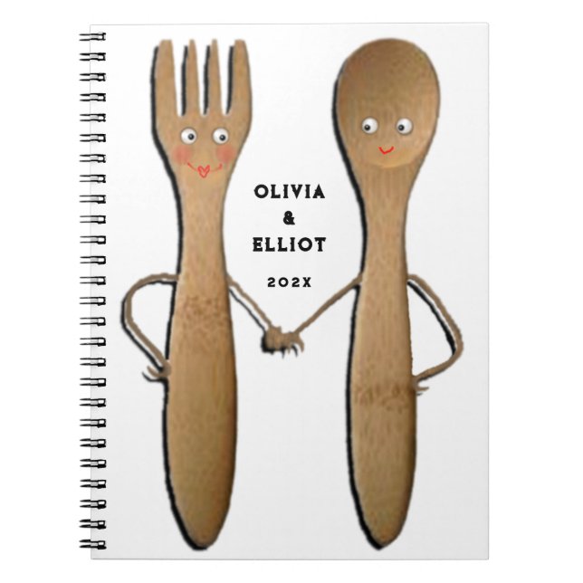 wedding shower gift notebook (Front)