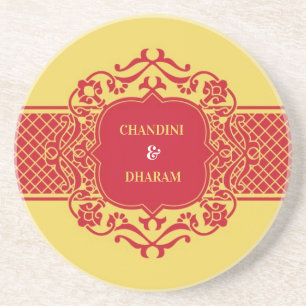 Wedding Shower Indian Coaster