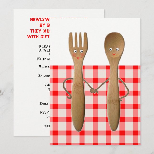 Wedding Shower Invitation (Front/Back)