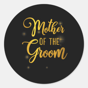 Wedding Shower Mother Of The Groom For Mum From Gr Classic Round Sticker