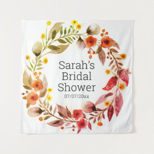 Wedding shower personalised tapestry