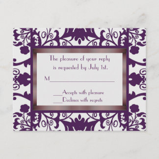 Wedding Shower RSVP Card