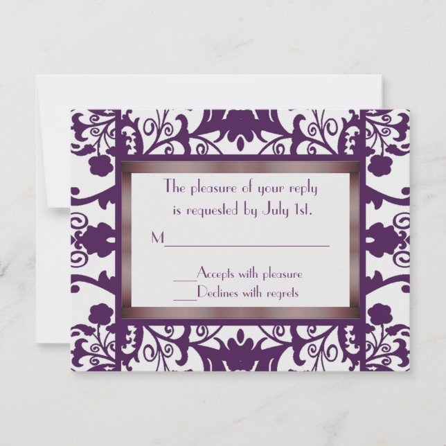 Wedding Shower RSVP Card (Front)