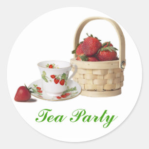 Wedding Shower Tea Party Stickers