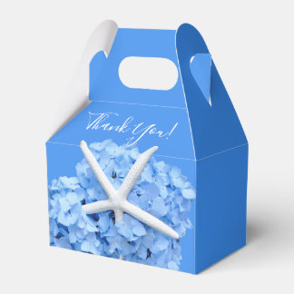 Wedding Shower Thank You Starfish Blue Favour Box