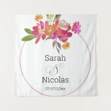 Wedding shower wall poster personalised