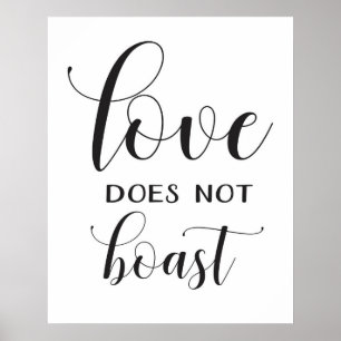 Wedding Sign - 1 Corinthians 13 - Aisle Sign