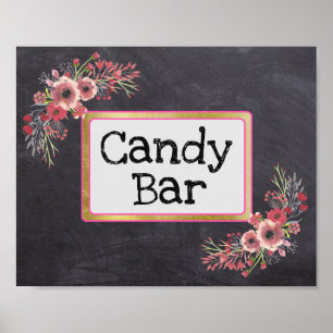 Wedding Sign Candy Bar Chalkboard Look