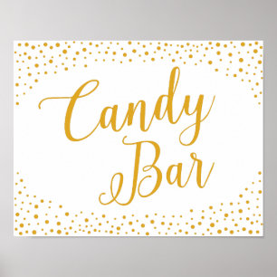 Wedding Sign – Candy Bar Confetti Wedding Sign