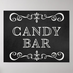 Wedding Sign – Candy Bar Wedding Chalkboard Sign