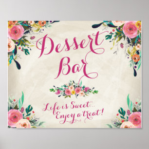 Wedding Sign - Desert Bar Sign