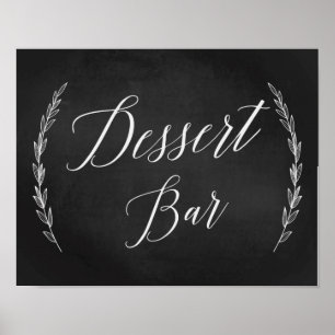 Wedding Sign – Dessert Bar Wedding Chalkboard Sign