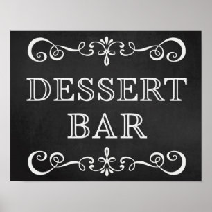 Wedding Sign – Dessert Bar Wedding Chalkboard Sign