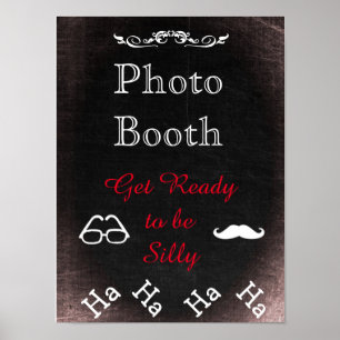Wedding Sign for Photo Booth, chalkboard style