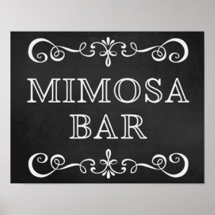 Wedding Sign – Mimosa Bar Wedding Chalkboard Sign
