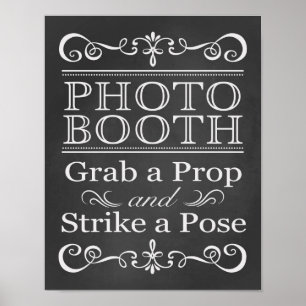 Wedding Sign – Photo Booth Wedding Chalkboard Sign