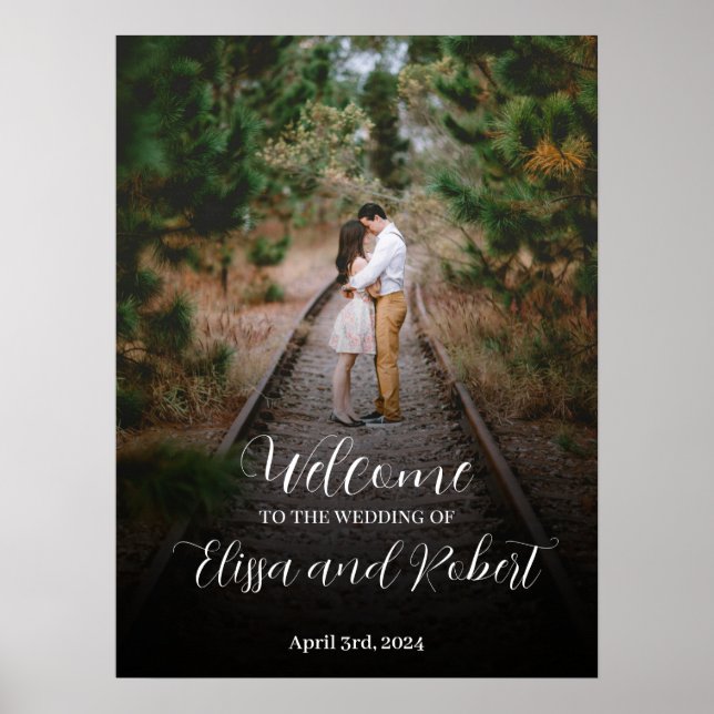 Wedding Sign Photo: Customise Your Perfect Wedding (Front)