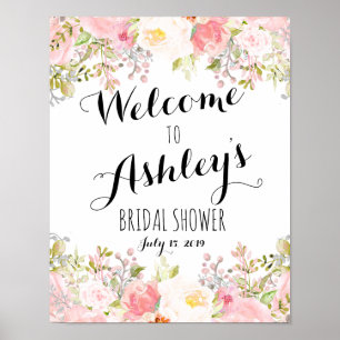 Wedding sign, welcome,  shower , poster, banner poster