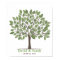 Wedding Signature Tree Poster – Natural Green–MED