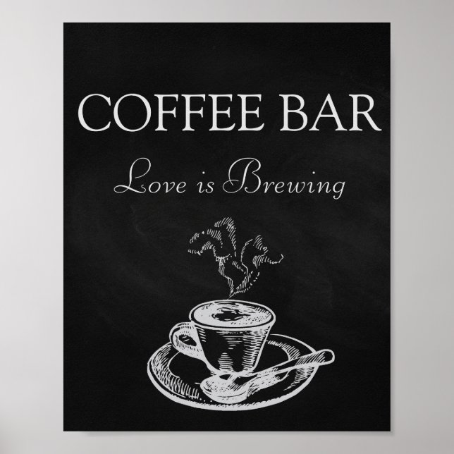 Wedding Signs Coffee Bar (Front)