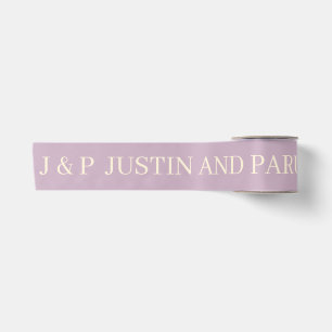 WEDDING SIMPLE STYLISH MODERN ELEGANT LAVENDER SATIN RIBBON