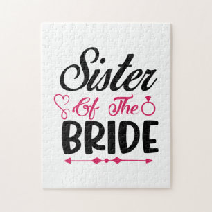 Wedding Sister Of The Bride Jigsaw Puzzle