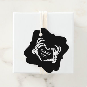 Wedding Skeleton Til Death Do Us Part Black Favour Tags