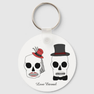 Wedding Skellies Keychain