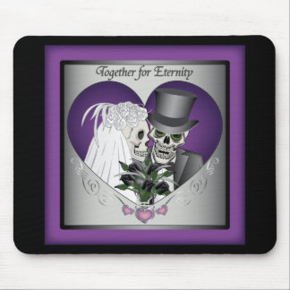 Wedding Skulls Mouse Mat