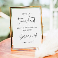 Wedding S'more Station Sign 