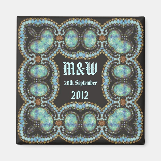 Wedding Souvenir Magnet (Front)