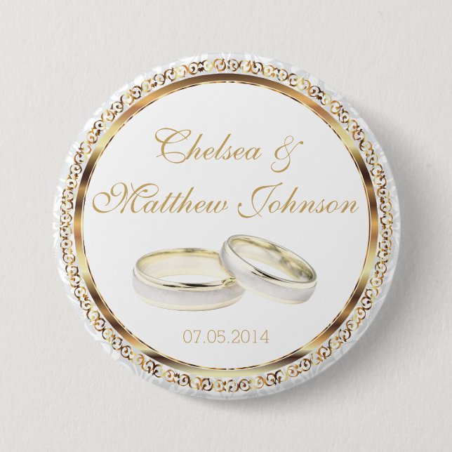 Wedding Souvenirs, Gifts, Giveaways for Guests 7.5 Cm Round Badge (Front)