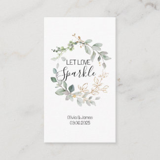 Wedding Sparkler Tag,  Sparkler Send off Tags Enclosure Card