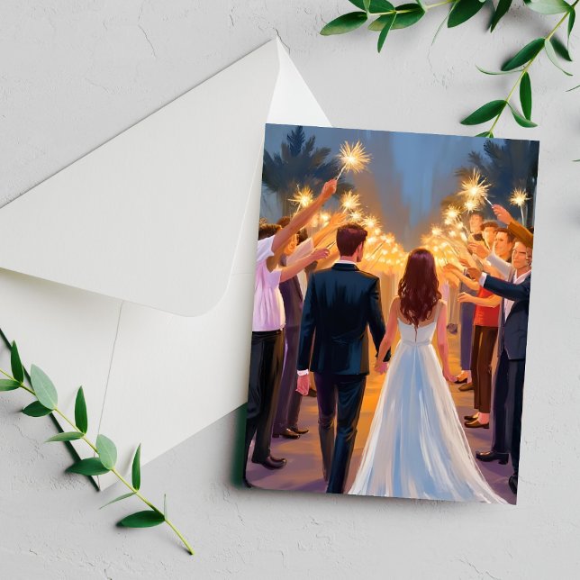 Wedding Sparklers | Marriage Celebration Card (Creator Uploaded)